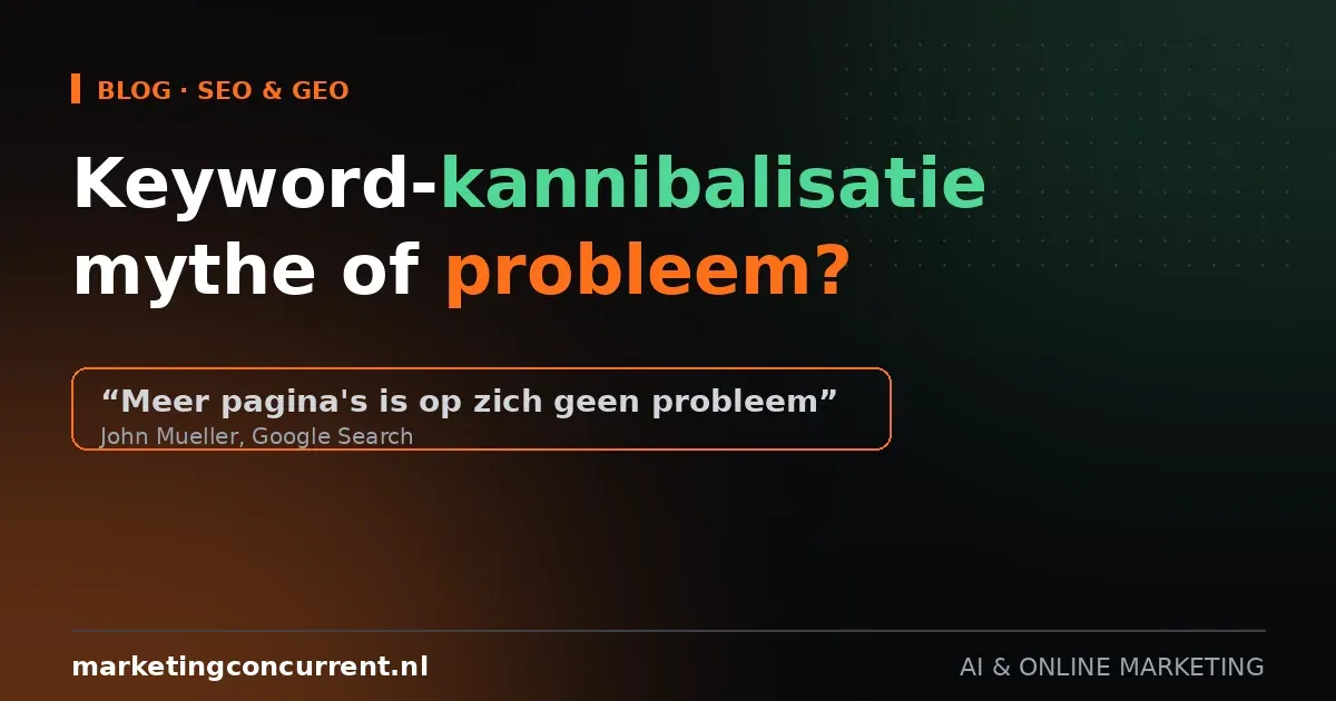 Keyword-kannibalisatie: wanneer overlap echt een probleem is