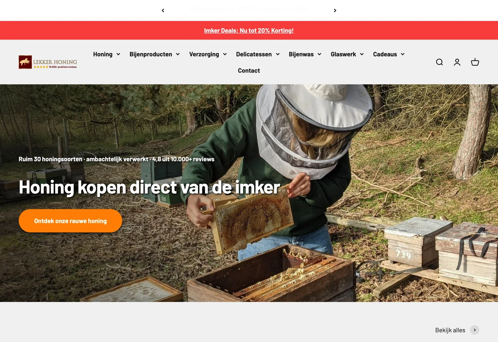 Lekkerhoning website
