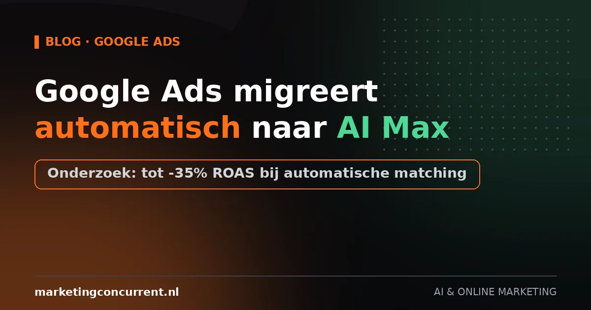 Google Ads migrates automatically to AI Max: check this now