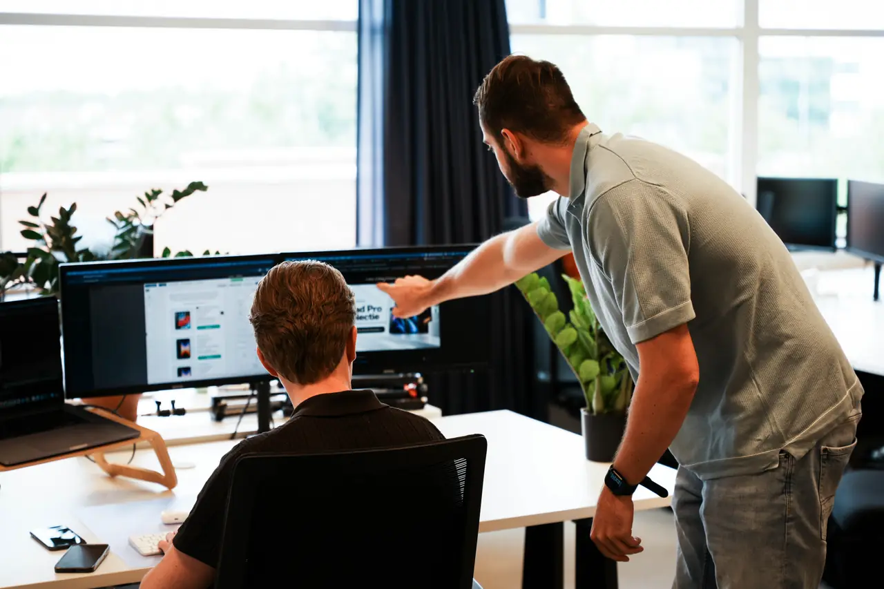 Persoonlijk adviesgesprek met een klant van MarketingConcurrent